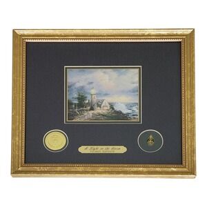 A Light in the Storm Thomas Kinkade Accent Print 1999 Collector's Society